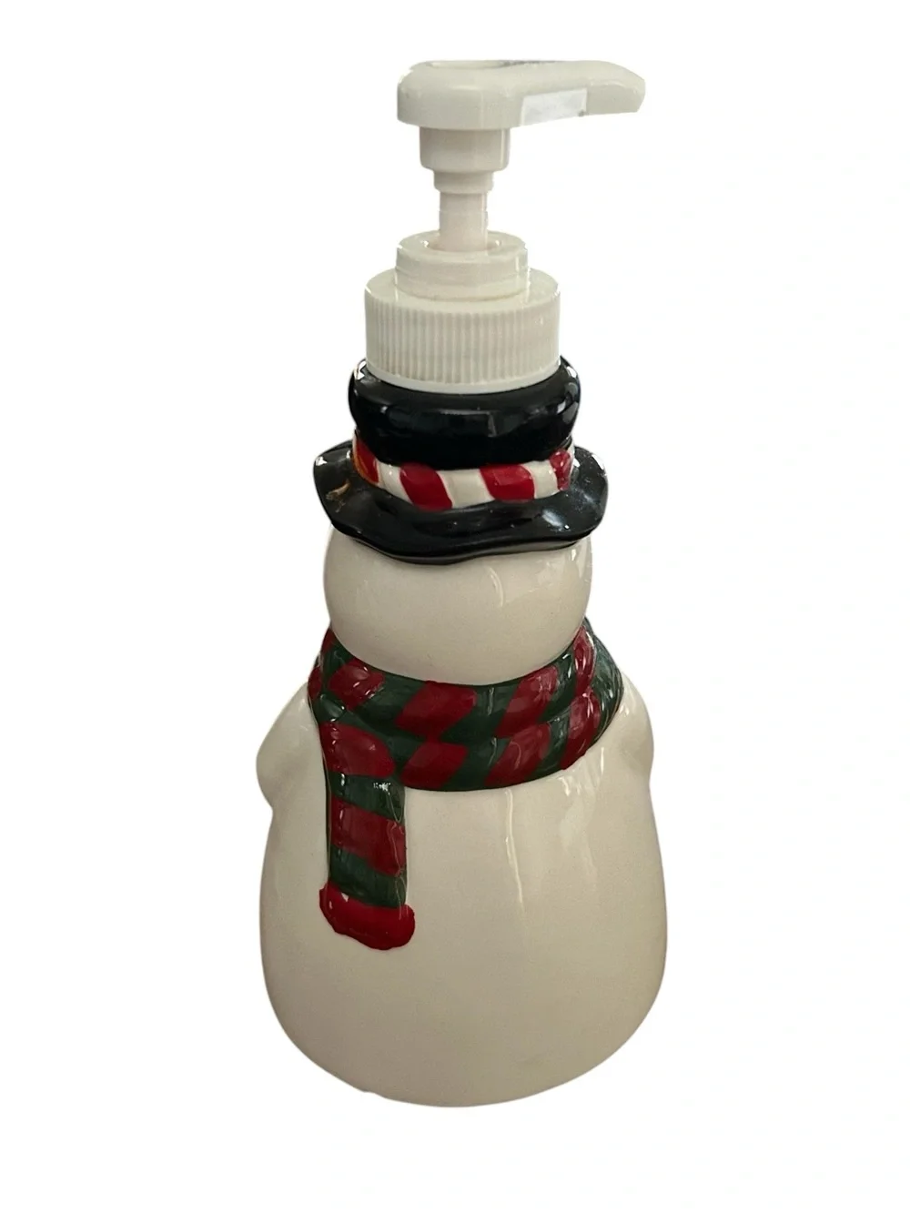 Snowman Soap Lotion Pumps Dispenser Lot Christmas Holiday‎ Bathroom Decor Winter